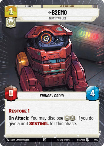 B2EMO - That's Two Lies (Hyperspace Foil) (1004) (1004) [Secrets of Power] - The Mythic Store | 24h Order Processing