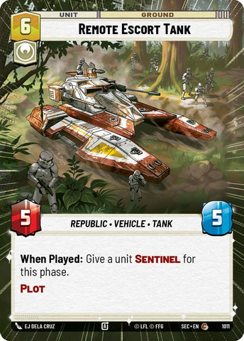 Remote Escort Tank (1011) (Hyperspace Foil) (1011) [Secrets of Power] - The Mythic Store | 24h Order Processing