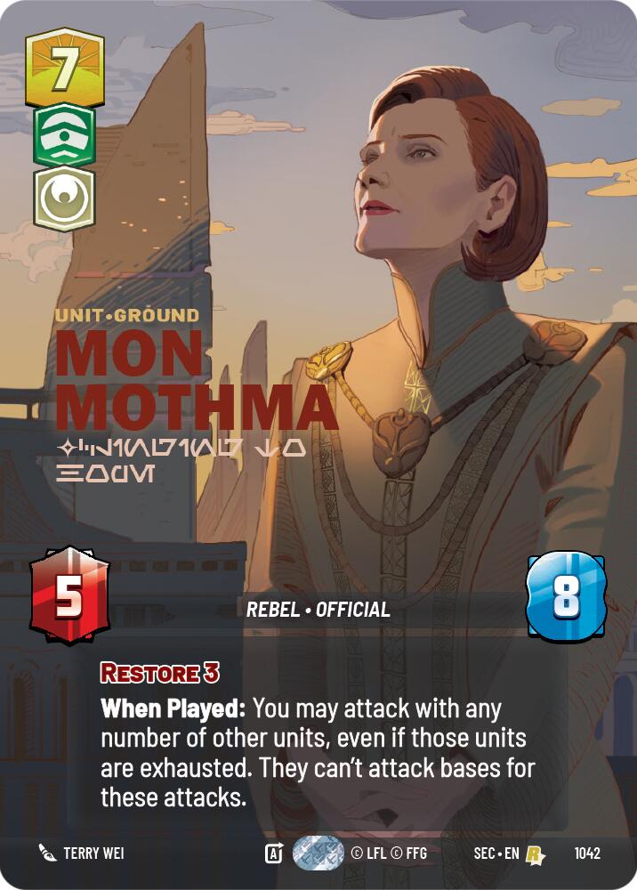Mon Mothma - Clinging to Hope (Prestige) (1042) (1042) [Secrets of Power] - The Mythic Store | 24h Order Processing