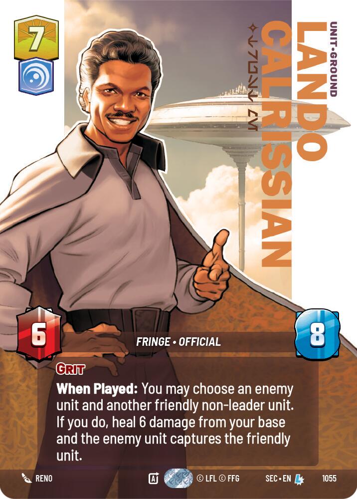 Lando Calrissian - Trust Me (Prestige) (1055) (1055) [Secrets of Power] - The Mythic Store | 24h Order Processing