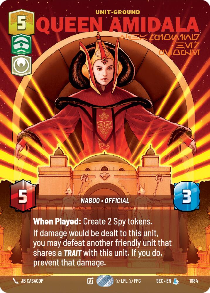 Queen Amidala - Championing Her People (Prestige Foil) (1084) (1084) [Secrets of Power] - The Mythic Store | 24h Order Processing