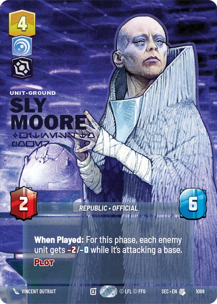 Sly Moore - Witness to Power (Prestige Foil) (1088) (1088) [Secrets of Power] - The Mythic Store | 24h Order Processing