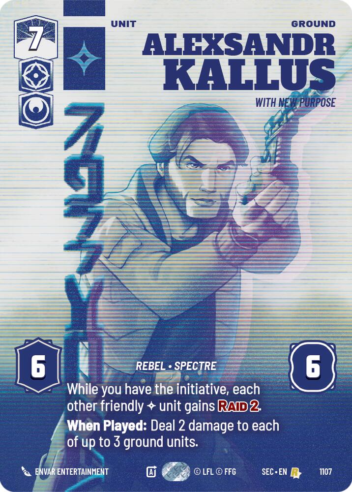 Alexsandr Kallus - With New Purpose (Prestige Foil) (1107) (1107) [Secrets of Power] - The Mythic Store | 24h Order Processing