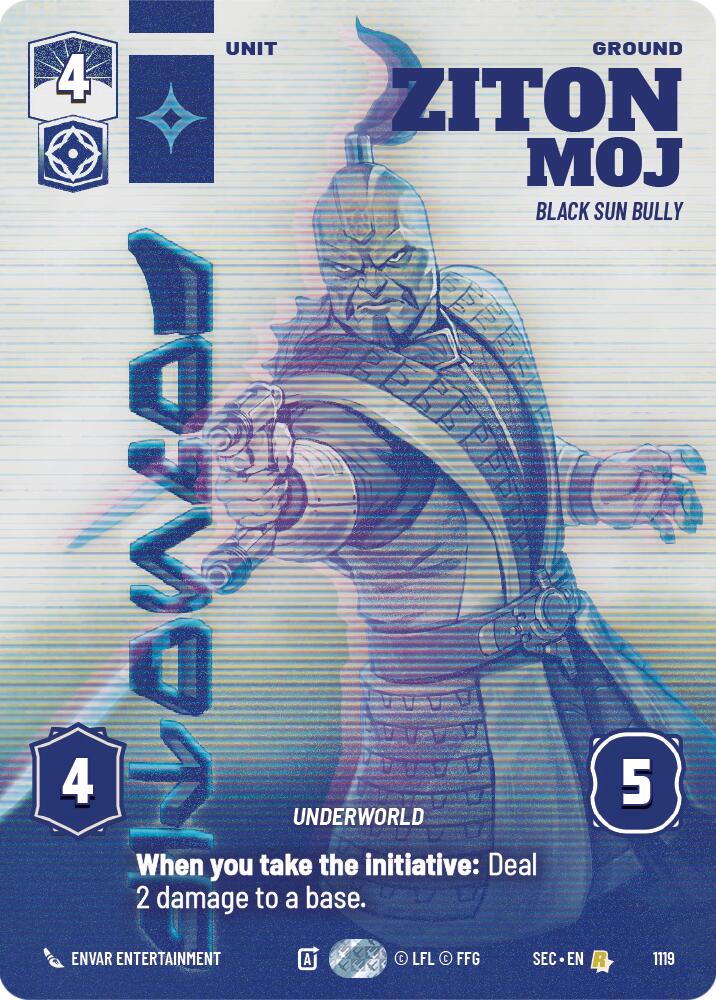 Ziton Moj - Black Sun Bully (Prestige Foil) (1119) (1119) [Secrets of Power] - The Mythic Store | 24h Order Processing