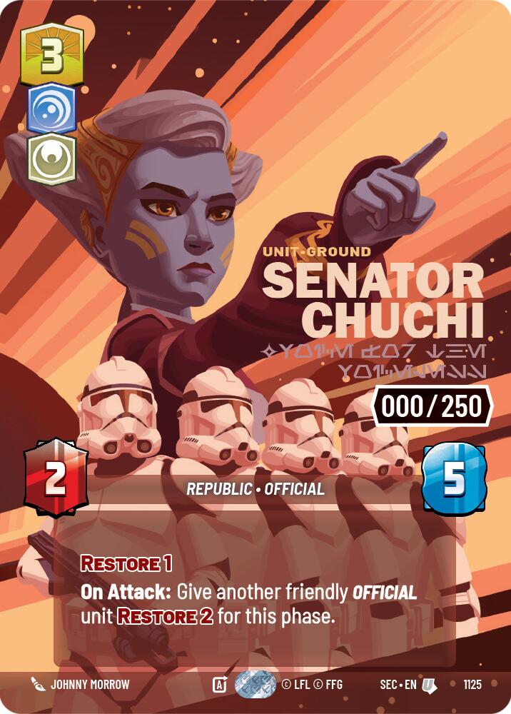 Senator Chuchi - Voice for the Voiceless (Serialized: 155/250) (1125) (1125) [Secrets of Power] - The Mythic Store | 24h Order Processing