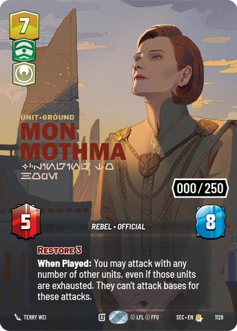 Mon Mothma - Clinging to Hope (Serialized) (1128) (1128) [Secrets of Power] - The Mythic Store | 24h Order Processing