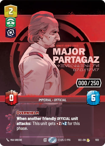Major Partagaz - Healthcare Provider (Serialized) (1132) (1132) [Secrets of Power] - The Mythic Store | 24h Order Processing