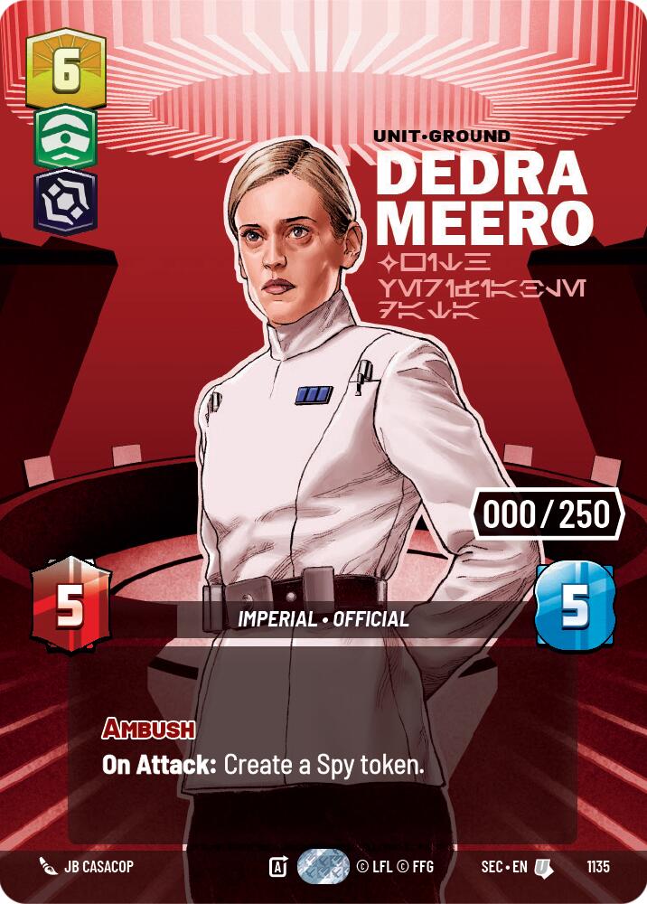 Dedra Meero - With Verifiable Data (Serialized) (1135) (1135) [Secrets of Power] - The Mythic Store | 24h Order Processing