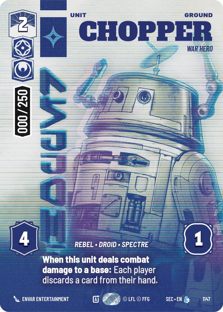 Chopper - War Hero (Serialized) (1147) (1147) [Secrets of Power] - The Mythic Store | 24h Order Processing