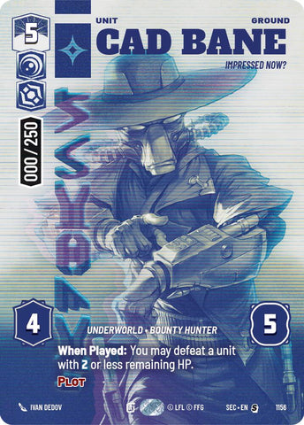 Cad Bane - Impressed Now? (Serialized) (1156) (1156) [Secrets of Power] - The Mythic Store | 24h Order Processing