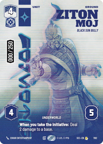 Ziton Moj - Black Sun Bully (Serialized) (1162) (1162) [Secrets of Power] - The Mythic Store | 24h Order Processing