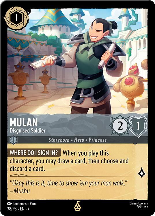 Mulan - Disguised Soldier (38) [Promo Cards] - The Mythic Store | 24h Order Processing