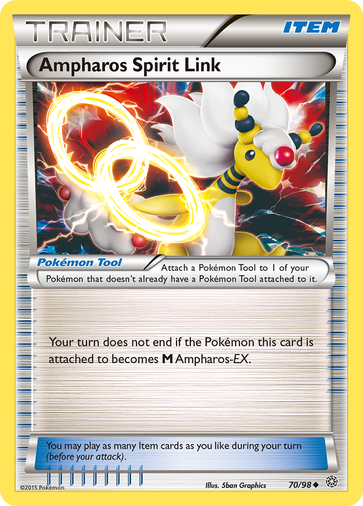 Ampharos Spirit Link (70/98) [XY: Ancient Origins] - The Mythic Store | 24h Order Processing