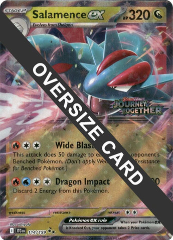 Salamence ex (114/159) (Jumbo Card) [Scarlet & Violet: Journey Together] - The Mythic Store | 24h Order Processing