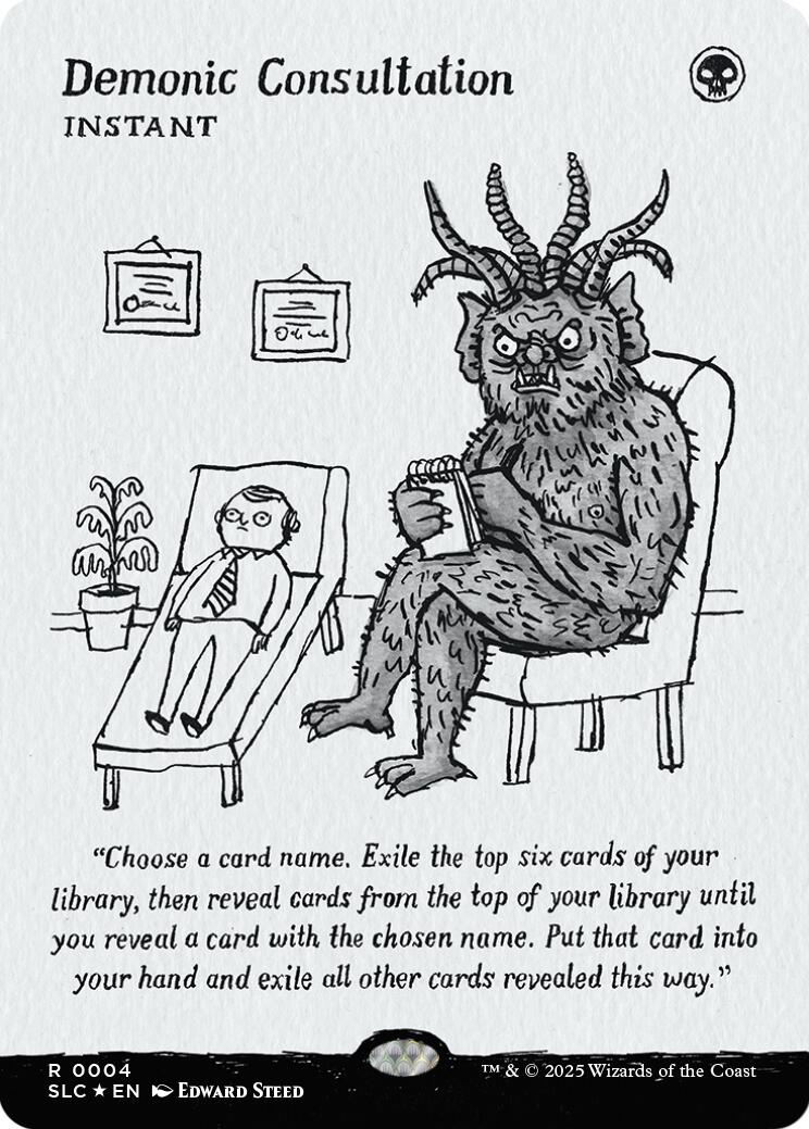 Demonic Consultation (Halo Foil) [Secret Lair Countdown Kit] - The Mythic Store | 24h Order Processing