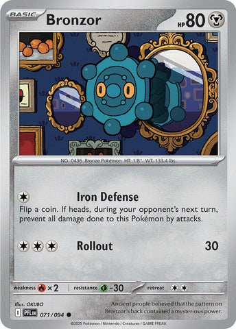 Bronzor (071/094) [Mega Evolution: Phantasmal Flames] - The Mythic Store | 24h Order Processing