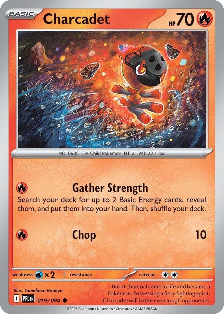 Charcadet (019/094) [Mega Evolution: Phantasmal Flames] - The Mythic Store | 24h Order Processing