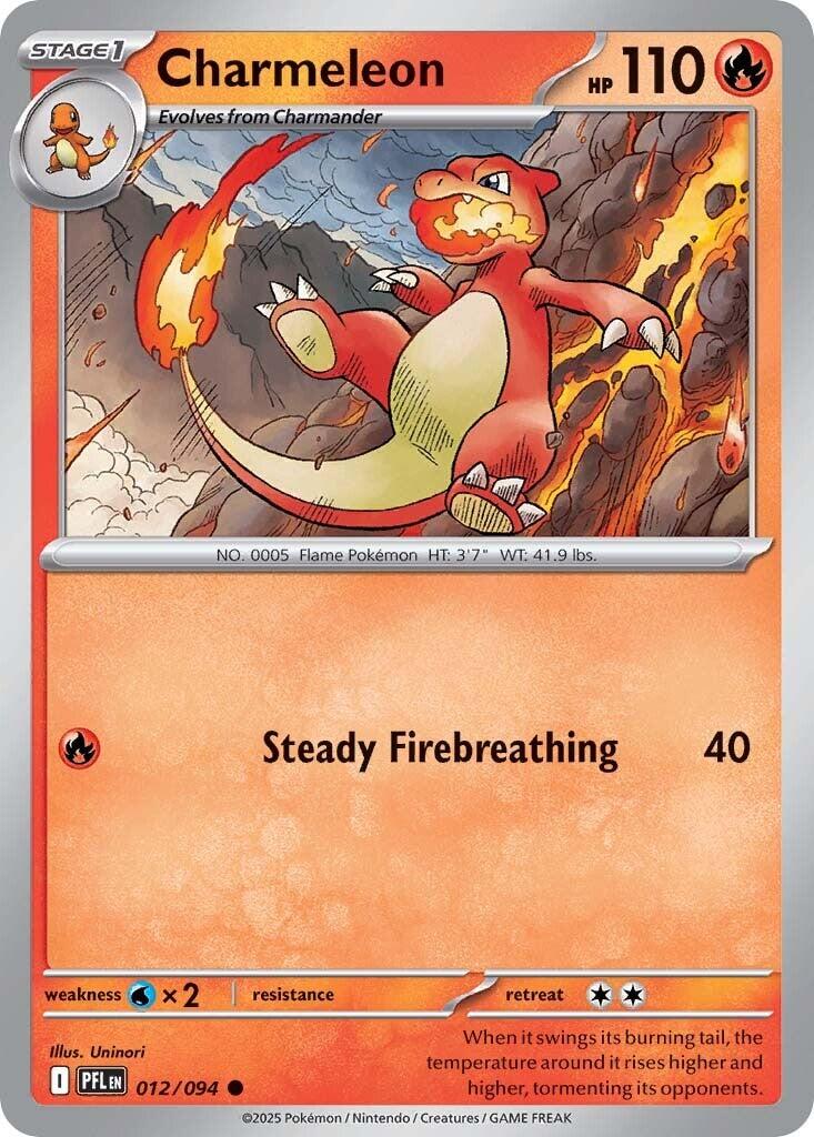 Charmeleon (012/094) [Mega Evolution: Phantasmal Flames] - The Mythic Store | 24h Order Processing