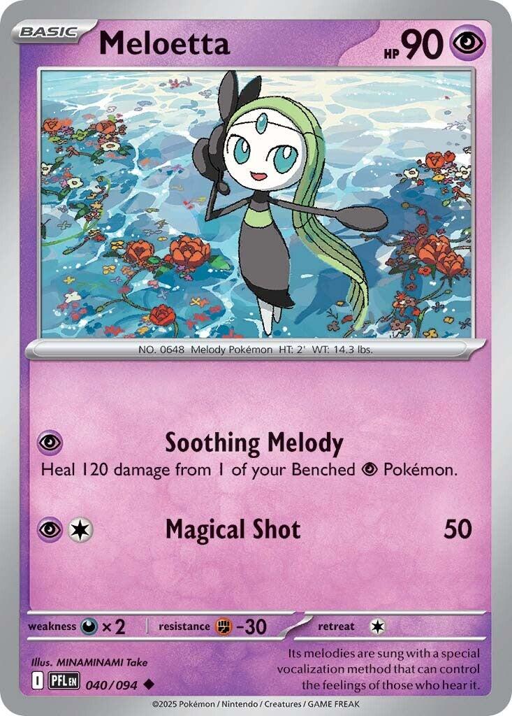 Meloetta (040/094) [Mega Evolution: Phantasmal Flames] - The Mythic Store | 24h Order Processing