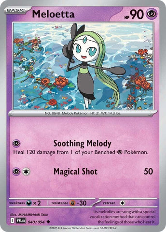Meloetta (040/094) [Mega Evolution: Phantasmal Flames] - The Mythic Store | 24h Order Processing