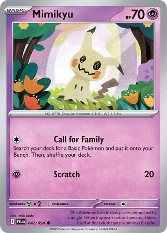 Mimikyu (042/094) [Mega Evolution: Phantasmal Flames] - The Mythic Store | 24h Order Processing