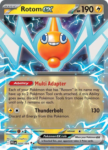 Rotom ex (029/094) [Mega Evolution: Phantasmal Flames] - The Mythic Store | 24h Order Processing