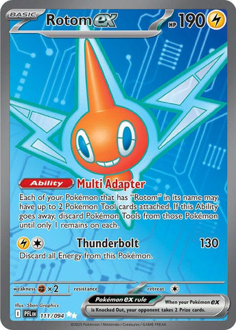 Rotom ex (111/094) [Mega Evolution: Phantasmal Flames] - The Mythic Store | 24h Order Processing
