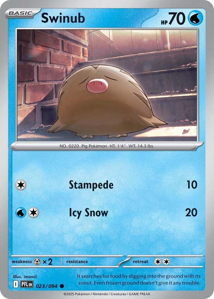 Swinub (023/094) [Mega Evolution: Phantasmal Flames] - The Mythic Store | 24h Order Processing