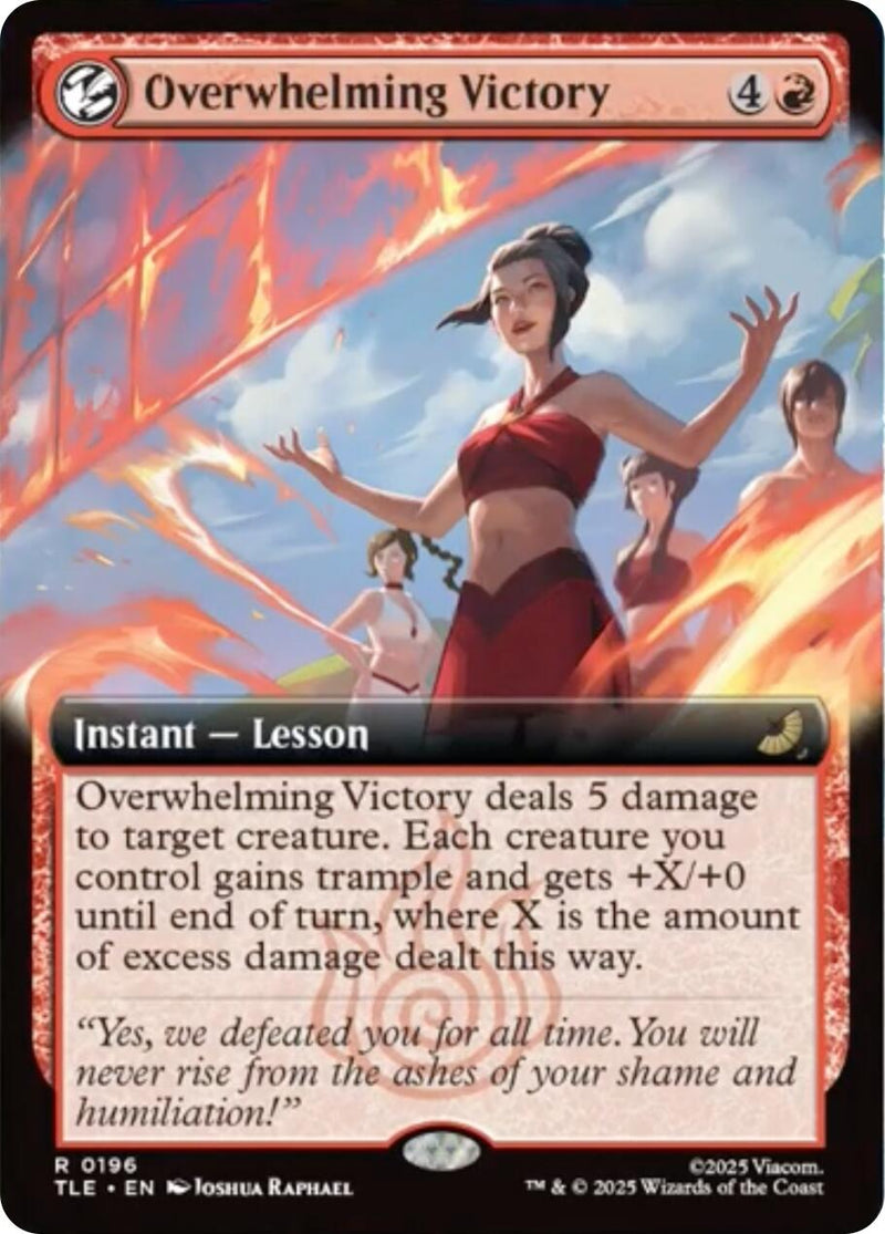 Overwhelming Victory (Extended Art) [Avatar: The Last Airbender: Eternal-Legal] - The Mythic Store | 24h Order Processing