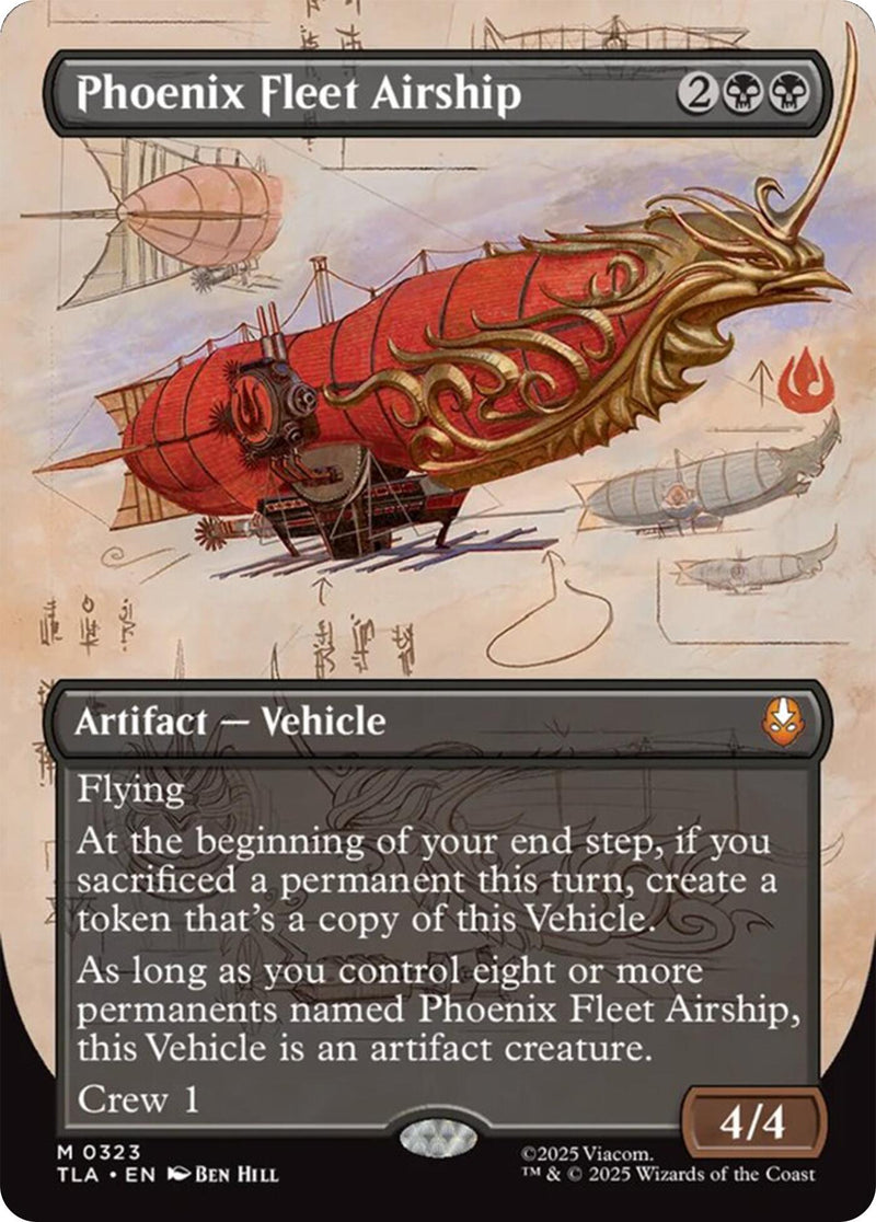 Phoenix Fleet Airship (Borderless) [Avatar: The Last Airbender] - The Mythic Store | 24h Order Processing
