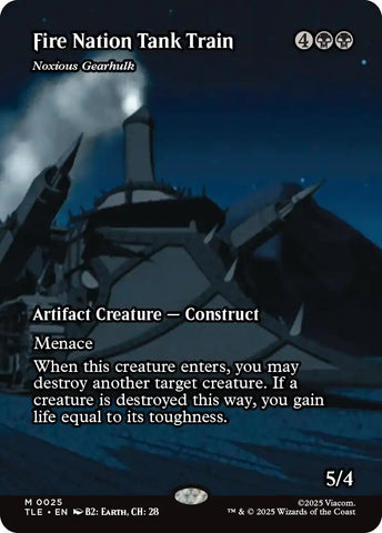 Fire Nation Tank Train - Noxious Gearhulk (Borderless) [Avatar: The Last Airbender: Eternal-Legal] - The Mythic Store | 24h Order Processing