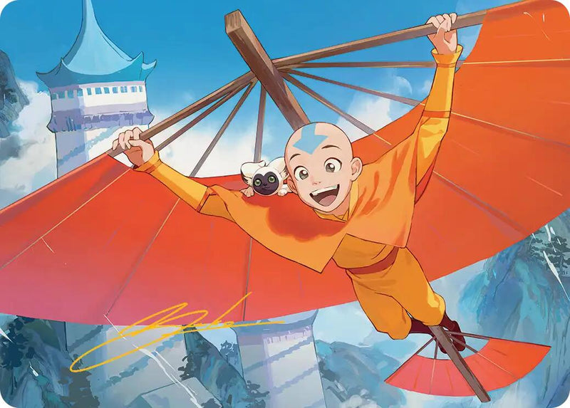 Aang, the Last Airbender Art Card (Gold-Stamped Signature) [Avatar: The Last Airbender Art Series] - The Mythic Store | 24h Order Processing