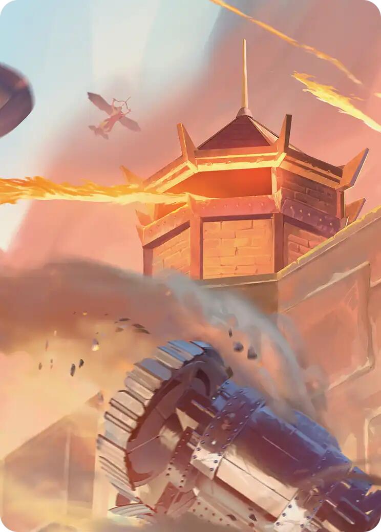 Fire Nation Turret Art Card [Avatar: The Last Airbender Art Series] - The Mythic Store | 24h Order Processing