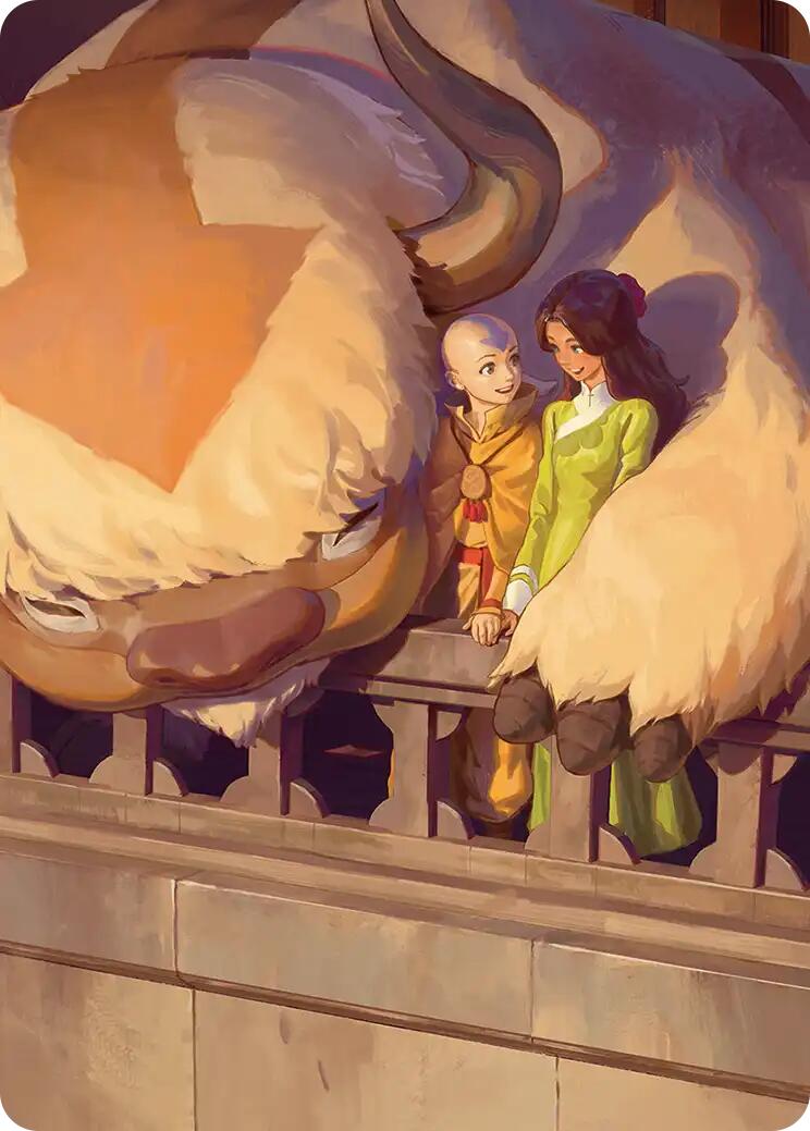 Aang and Katara Art Card [Avatar: The Last Airbender Art Series] - The Mythic Store | 24h Order Processing