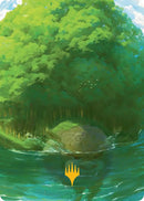 Forest Art Card (Gold-Stamped Planeswalker Symbol) [Avatar: The Last Airbender Art Series] - The Mythic Store | 24h Order Processing