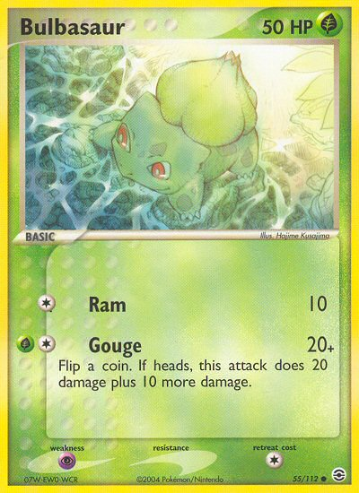 Bulbasaur (55/112) [EX: FireRed & LeafGreen] - The Mythic Store | 24h Order Processing