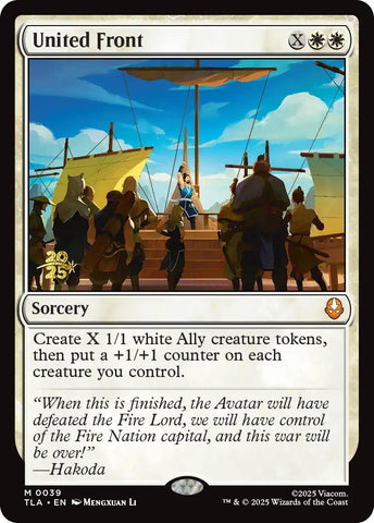 United Front [Avatar: The Last Airbender Prerelease Cards] - The Mythic Store | 24h Order Processing