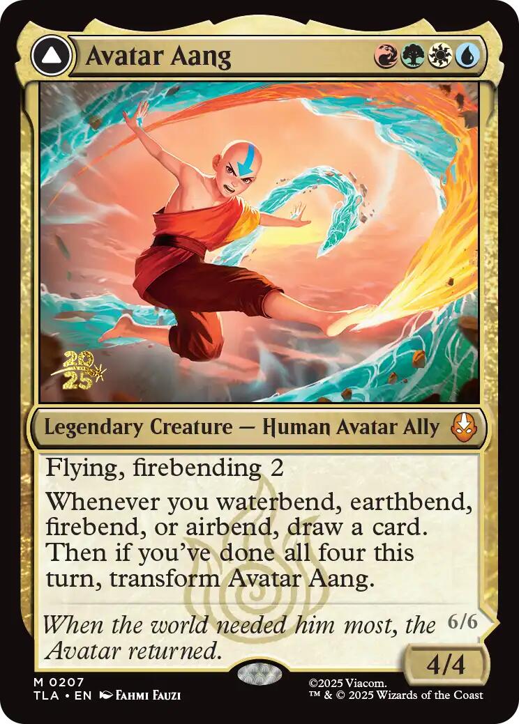 Avatar Aang [Avatar: The Last Airbender Prerelease Cards] - The Mythic Store | 24h Order Processing