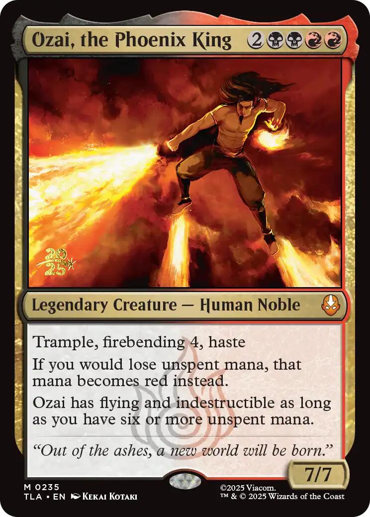 Ozai, the Phoenix King [Avatar: The Last Airbender Prerelease Cards] - The Mythic Store | 24h Order Processing