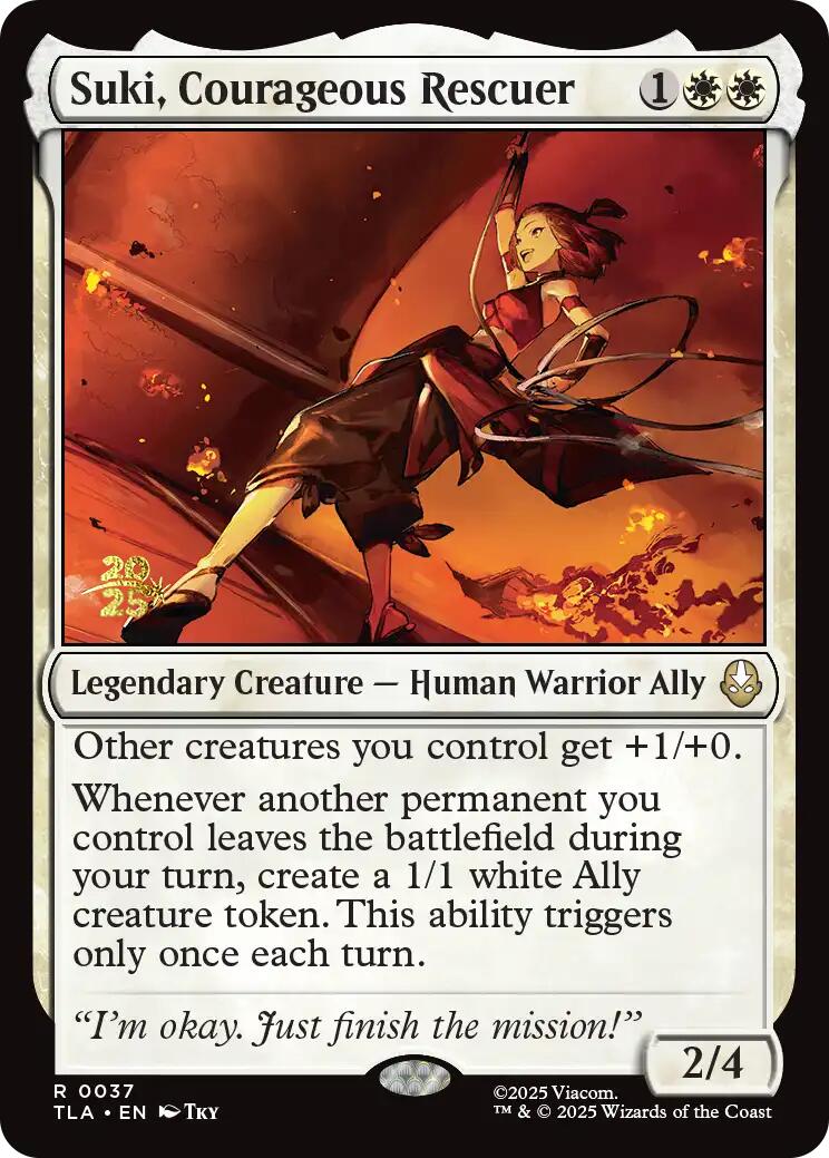 Suki, Courageous Rescuer [Avatar: The Last Airbender Prerelease Cards] - The Mythic Store | 24h Order Processing