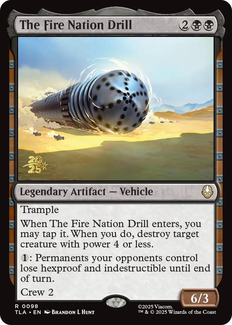 The Fire Nation Drill [Avatar: The Last Airbender Prerelease Cards] - The Mythic Store | 24h Order Processing