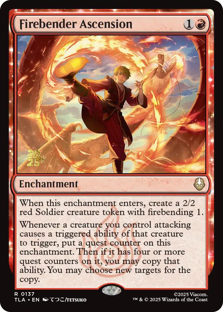 Firebender Ascension [Avatar: The Last Airbender Prerelease Cards] - The Mythic Store | 24h Order Processing