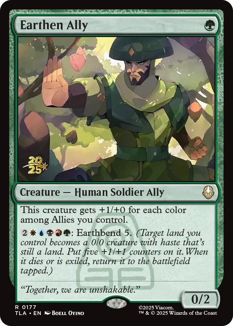 Earthen Ally [Avatar: The Last Airbender Prerelease Cards] - The Mythic Store | 24h Order Processing
