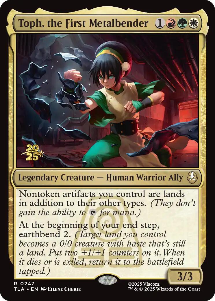 Toph, the First Metalbender [Avatar: The Last Airbender Prerelease Cards] - The Mythic Store | 24h Order Processing