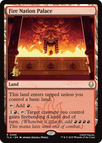 Fire Nation Palace [Avatar: The Last Airbender Prerelease Cards] - The Mythic Store | 24h Order Processing