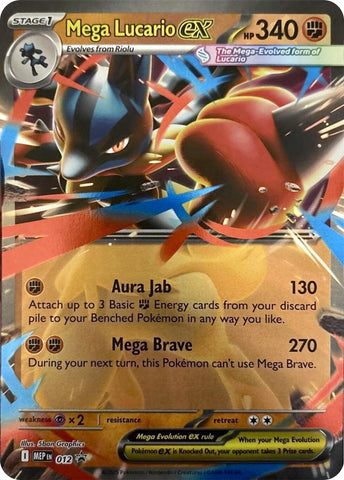 Mega Lucario ex (012) [Mega Evolution Promo] - The Mythic Store | 24h Order Processing
