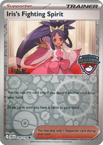Iris's Fighting Spirit (149/159) (Regional Championships) (Staff) [League & Championship Cards] - The Mythic Store | 24h Order Processing