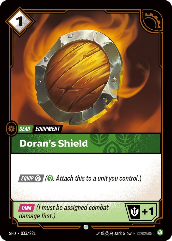Doran's Shield (033/221) [Spiritforged] - The Mythic Store | 24h Order Processing