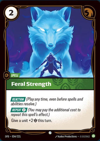Feral Strength (034/221) [Spiritforged] - The Mythic Store | 24h Order Processing