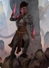 Kaya the Inexorable Art Card [Kaldheim Art Series] - The Mythic Store | 24h Order Processing